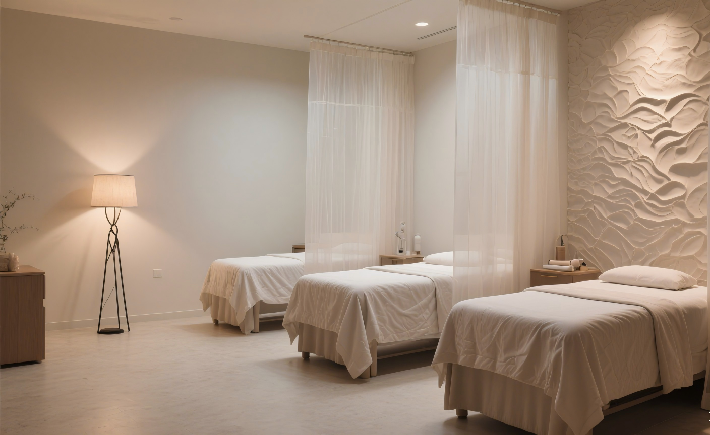 Treatment room and equipment