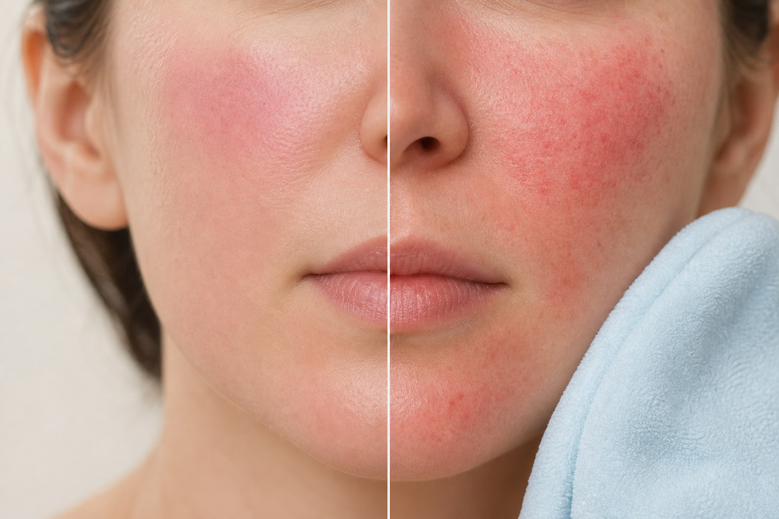 Expected redness vs true irritation