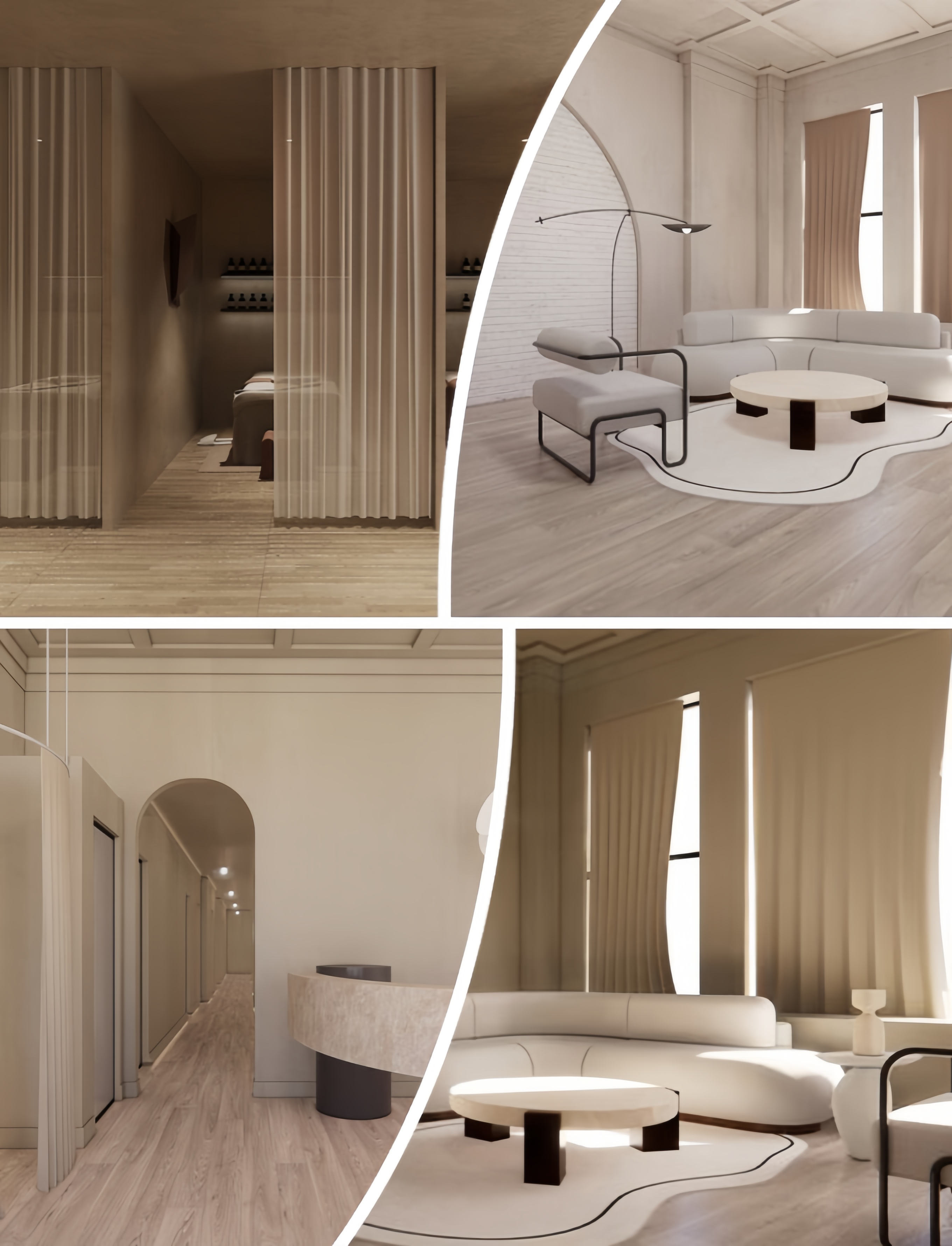 AESTHINA STARERA clinic reception and treatment space